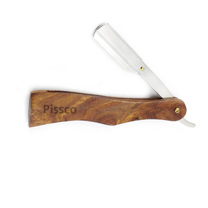 Direct Factory Pissco For Barber Shaving Knife for Beard Razor Straight Razor for Men Barber Straight <b>Edge</b> Razor - Product Image 2