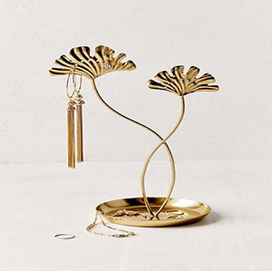 Elegante expositor de joyería de barra en T de oro, soporte de collar de pendientes de anillo, a granel. Disponible a precios mayoristas. - Product Image 4