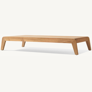 Rectangular <b>table</b> made of teak <b>wood</b> with a modern style for <b>outdoor</b> restaurants or cafes that is durable - Product Image 5
