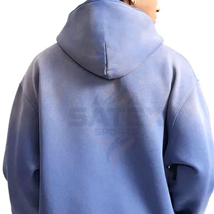 Unisex Acid Wash Cotton <b>Polyester</b> <b>Tracksuit</b> Hoodie Jogger Two Piece Set Custom Design Custom Logo Winter Breathable Streetwear - Product Image 5