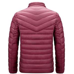 Chaqueta acolchada de gran tamaño personalizada para hombre, ropa de abrigo a prueba de viento con piel de oveja, Abrigo acolchado con burbujas - Product Image 2