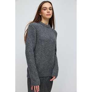 Soft Vintage-Style Oversized Knit <b>Cardigan</b> for Women Breathable Nonwoven Weaving Casual Winter Sweater 100% Acrylic <b>Full</b>-<b>Length</b> - Product Image 3