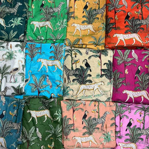 Sanganeri Hand Block Printed Organic Cotton Cambric Fabric Natural Wooden Blocks Handmade Craft for Boys Curtains Covers - Product Image 5