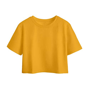 Women Crop Top <b>Shirts</b> <b>Ladies</b> Street Wear Women Short Sleeve Crop Top <b>t</b> <b>Shirts</b> Custom 100% Cotton Women <b>T</b>-<b>shirts</b> - Product Image 1