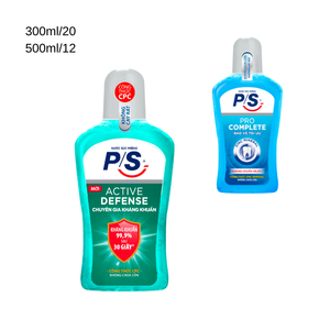 Venta de enjuague bucal PS refrescante sin fluoruro para el aliento con menta fresca natural - Product Image 4