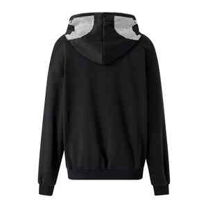 Sweat-shirts à capuche surdimensionnés pour hommes avec strass, logo personnalisé, pull brillant, coton lourd, vêtements de rue, sweat-shirt à capuche OEM - Product Image 2