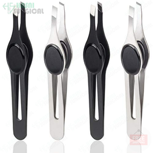 Pince à sourcils en caoutchouc avec poignées pour les doigts prix de gros pince à épiler pour les sourcils outils de manucure CE ISO approuvé - Product Image 2