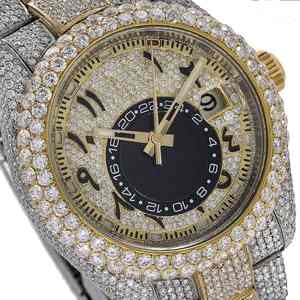 Hot Sale Men Luxury Stainless Steel VVS Moissanite <b>Watch</b> Hip Hop Collection Automatic Hip Hop <b>Water</b> <b>Proof</b> Lab Diamond <b>Watch</b> - Product Image 2