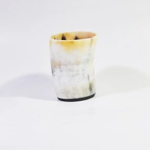 Portavelas de Cuerno de Búfalo Natural de Ágata de Alta Calidad, Decoración Artesanal para Fiestas, Estilo Animal Pulido, Tamaño Mediano - Product Image 1