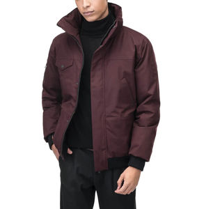 2025 Stanford Bomber Jacket Unisex OEM Custom Logo Winter Casual Sports Running Concealable Hoody <b>Sherpa</b> Lining - Product Image 6