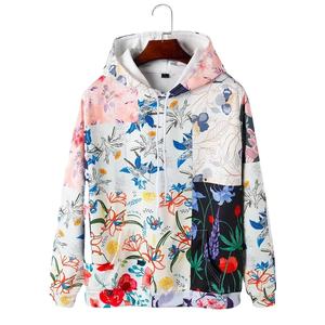 E Streetwear Sweat à capuche épais en polaire sublimation épaules tombantes Sweats à capuche personnalisés Sweats à capuche par sublimation Impression de haute qualité Sweats à capuche par sublimation - Product Image 1