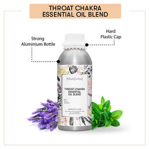 Aceite Corporal Terapéutico 100% Puro, Mezcla de Aceites Esenciales para el Chakra de la Garganta, Ylang-Ylang, Geranio, Sándalo, para Hidratar e Iluminar - Product Image 3