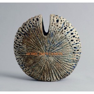 Merveilleux Design Moderne Martelé Noir Poli En Aluminium Fleur Vases Pots Table Ware pour Salon - Product Image 2