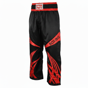 Pantalon de kickboxing décontracté en toile pour homme, personnalisable par impression numérique, écologique, respirant, séchage rapide, effet délavé, vente en gros - Product Image 1