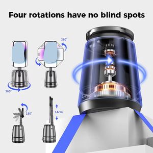 Supporto per telefono magnetico rotante a 360 ° AI tracciamento intelligente modalità di tenuta di qualità forte compatibile con tutti i modelli di telefono - Product Image 3