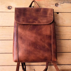 Vente en gros de sacs à dos de bureau d'affaires de luxe personnalisés de qualité supérieure en cuir véritable sac à dos pour hommes LBP-0183 - Product Image 1