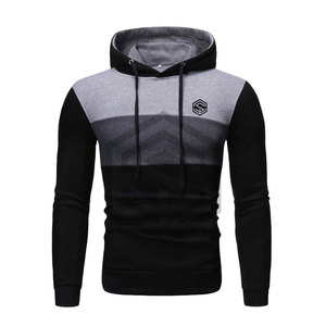 Sudaderas con Capucha Extra Grandes para Hombre, Estilo Urbano, Transpirables, Colores Sólidos, Cuello con Capucha, Color Liso Teñido, Logotipo Personalizado, OEM - Product Image 1