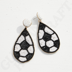 Baseball Beaded Earrings Handcrafted Sports Jewelry with Intricate Beadwork, Perfect for Game Day, Tailgates, and Baseball <b>Fans</b> - Product Image 6