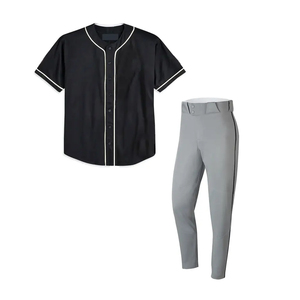 ขายร้อนกีฬาสวมใส่คุณภาพสูงโลโก้ที่กําหนดเองชุดเบสบอลชาย/ขายส่งที่ดีที่สุดราคาชายชุดเบสบอล - Product Image 1