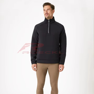 Comfortable men <b>jumpers</b> and sweatshirts wholesale classic <b>plain</b> design knitted long sleeve casual wear soft fabric bulk stock - Product Image 1