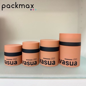 Frasco sin aire de plástico de 15ml, 30ml, 50ml, 75ml, contenedor redondo ecológico para embalaje de crema facial - Product Image 2