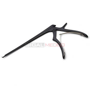 Fórceps ortopédicos de grado Premium Manual reutilizables Kerrison Rongeur negro CE ISO cirugía de columna de acero inoxidable de gran calidad - Product Image 4