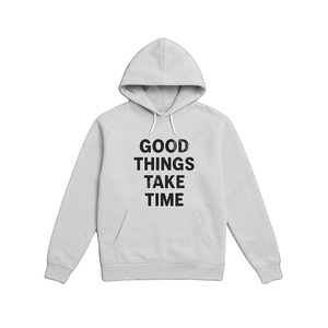 Sudadera con Capucha Básica para Hombre, Mezcla de Algodón, Suave y Cómoda para Uso Casual, Sudadera con Capucha de Algodón Elegante para Cada Temporada - Product Image 1