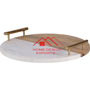 Hot Selling Classic Luxury Design <b>Drink</b> Serving Marble <b>Tray</b> for Home Bar Hotel and Restaurant Use Marble <b>Tray</b> at Wholesale Price - Product Image 6