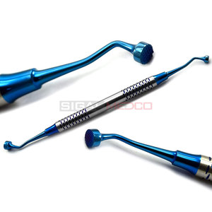 Kit PRF Set de 4 instruments chirurgicaux pour implants dentaires Outils de compactage manuel en acier inoxydable allemand avec 3 ans de garantie - Product Image 5