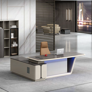 ชุดเฟอร์นิเจอร์สำนักงาน gailywork CEO พร้อมการออกแบบสำนักงานโต๊ะผู้จัดการผู้บริหารสำหรับเจ้านายโต๊ะ MDF - Product Image 6