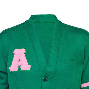 สเวตเตอร์ถักคาร์ดิแกนทรงวีสเวตเตอร์ขนสัตว์อบอุ่นสำหรับทุกเพศปรับแต่งได้ - Product Image 2