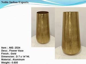 แจกันเหล็กสองชิ้นสีทองโบราณสำหรับตกแต่งโต๊ะแจกันดอกไม้ทำจากโลหะขนาดเลือกได้เองขายส่งสำหรับงานแต่งงานแจกันตั้งพื้นส่องแสง - Product Image 3