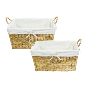 CESTA DE ALMACENAMIENTO DE JACINTO DE AGUA DE Bambú Ratán Seagrass tejida a mano Fabricante de Vietnam fuerte y funcional - Product Image 1