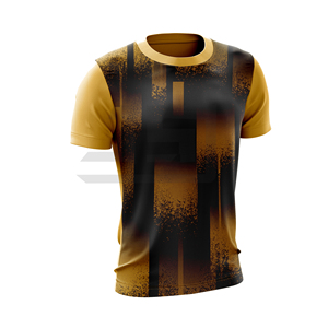 Men's Front Logo O-Neck Regular Fit Heavyweight Knitted Fabric Breathable Modern <b>Tie</b>-<b>Dye</b> Print Short Sleeve <b>T</b>-<b>Shirt</b> - Product Image 6