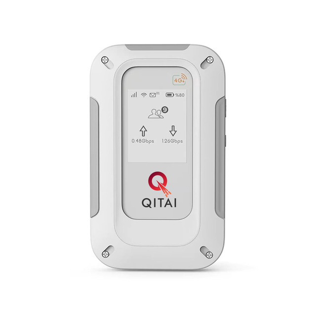Qitai Telecom Quality 4G ESIM Modem CAT6 Portable Hotspot WiFi Router 2*2 MIMO 1200Mbps 4G LTE Advanced Mobile 4G ESIM Router
