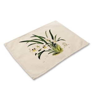 Factory Direct Custom Print Promotional Eco Friendly Hand Block Printed Cotton Waterproof Durable <b>Table</b> Mat Sets AKSHARA - Product Image 6