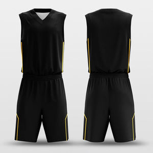 Tenues de basket-ball personnalisées, ensemble maillot et short, kit d'équipe sublimé, vente en gros OEM, vêtements de basket-ball respirants à séchage rapide - Product Image 4