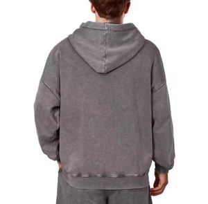 Custom Acid Wash Hoodies for <b>Man</b> basics cotton blended High Quality Friendly Outerwear Hoodies for <b>Men's</b> for Sales - Product Image 2