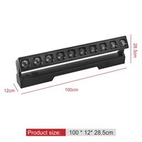 X1060 profesional DJ Club evento LED etapa luz 10x60W lavado estroboscópico alto brillo RGBW interior cabeza móvil luz DMX512 Control
