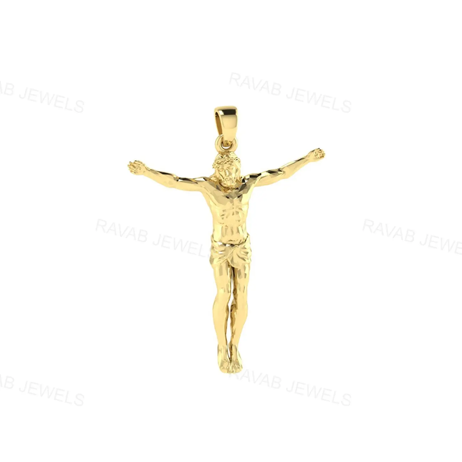 Alta qualità Hip Hop religioso Christian gioielli Jesus Design croce in argento Sterling ciondolo ciondolo fabbrica gioielli per natale