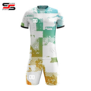 Ropa deportiva de fábrica, sublimación hecha a medida, camiseta de fútbol de calidad superior lisa, ropa de equipo, nuevo diseño, uniformes de fútbol para hombres - Product Image 3