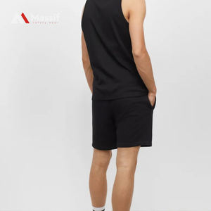 Camiseta sin mangas de algodón para hombre, chaleco de gimnasio de secado rápido con forro, equipo de entrenamiento de verano para correr, ropa estampada al por mayor - Product Image 4