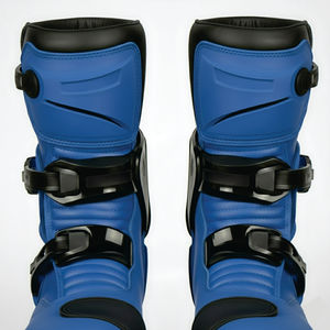 Bottes de moto en cuir véritable pour hommes / Bottes de moto pour hommes / Nouveau design de chaussures de moto en gros - Product Image 2