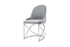 ชุดรับประทานอาหารสแตนเลสที่ทันสมัย, พนักพิงตามหลักสรีรศาสตร์เปิดประทุนและขยายได้สำหรับห้องรับประทานอาหารและห้องนั่งเล่นที่บ้าน - Product Image 6