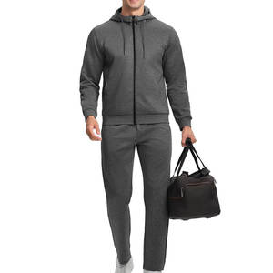 ชุดวอร์มผ้าไนลอนสำหรับผู้ชายเสื้อแจ็คเก็ตและกางเกง100% มีซิปรูดโลโก้ตามสั่ง - Product Image 5