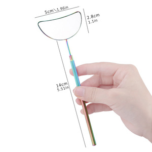 Eyelash Extensions Inspection <b>Mirror</b> Color <b>Plastic</b> Mini <b>Mirrors</b> Eyelash Application Accessories - Product Image 5