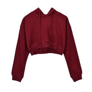 Sudadera Corta de Alta Calidad, Venta Directa de Fábrica, Fabricación en Pakistán, Ropa Casual Transpirable para Mujer - Product Image 4