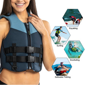 Gilet <span class=keywords><strong>de</strong></span> <span class=keywords><strong>sauvetage</strong></span> réglable pour femmes avec mousse EPE ou PVC pour le kayak et la pêche, gilet <span class=keywords><strong>de</strong></span> flottabilité <span class=keywords><strong>de</strong></span> sécurité pour bateau - Product Image 5