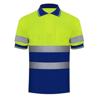 Camiseta Polo de Seguridad de Alta Visibilidad Personalizada para Hombre, para Trabajos de Construcción, Material de Poliéster, Color y Talla Personalizables, Transferencia Térmica