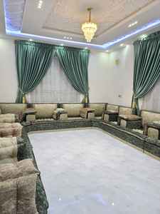 Canapé de style Majlis arabe, design classique, ensemble élégant pour salon, sièges d'angle luxueux, design gain de place - Product Image 4